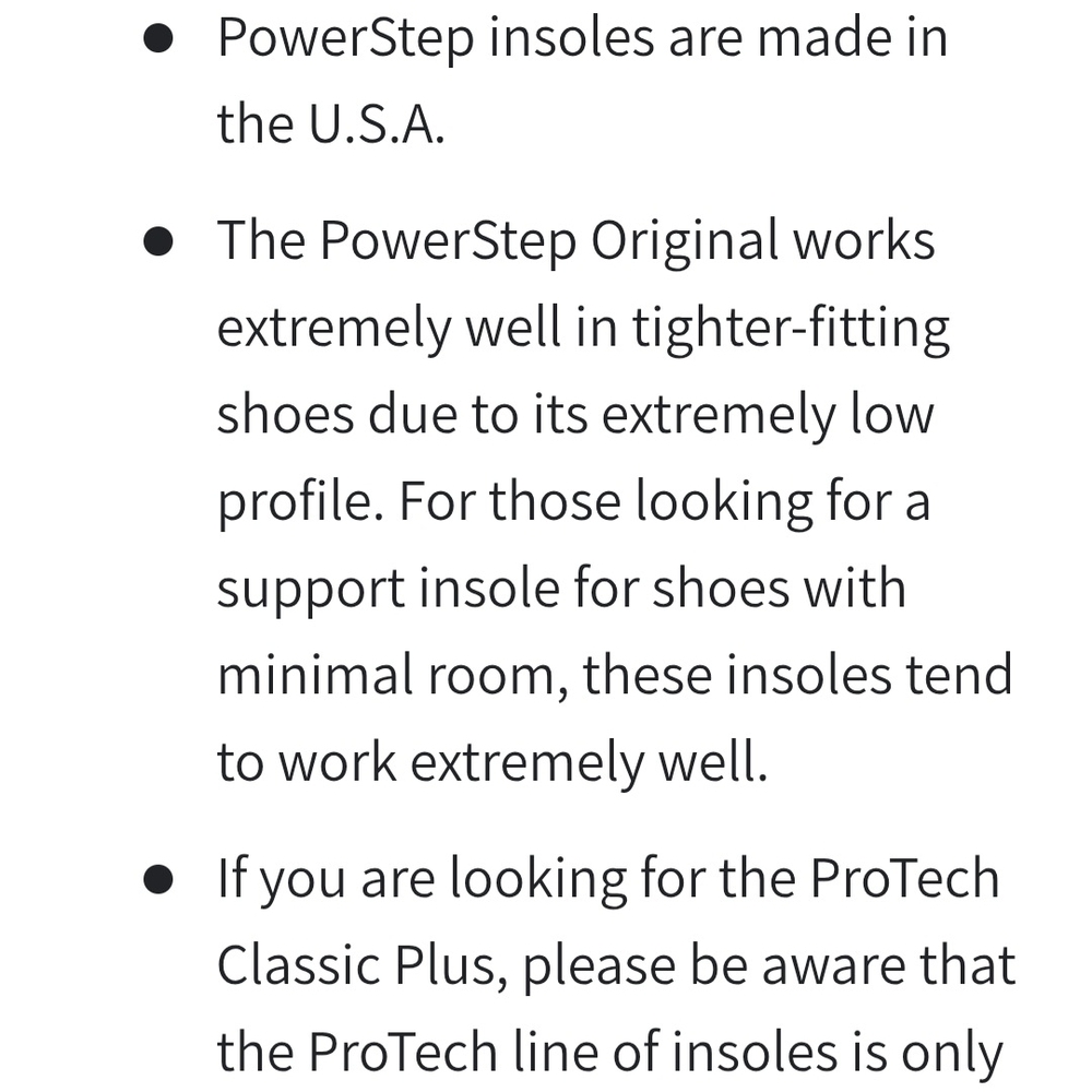PowerStep Original Women's Shoe Insoles - Black - Picture 4 of 7
